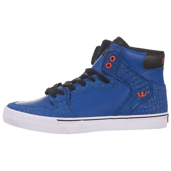 Supra Mens Vaider High Top Shoes - Blue Black | Canada Z9761-3G84